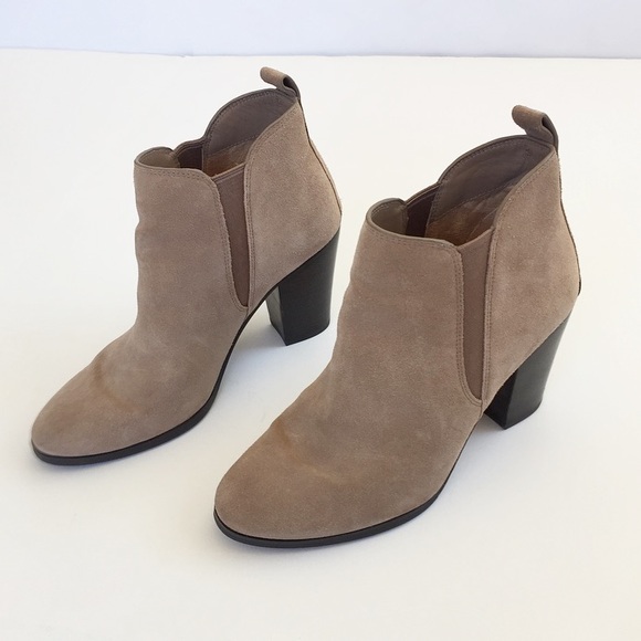 Michael Kors Genuine Leather Suede Ankle Boots - Picture 1 of 7